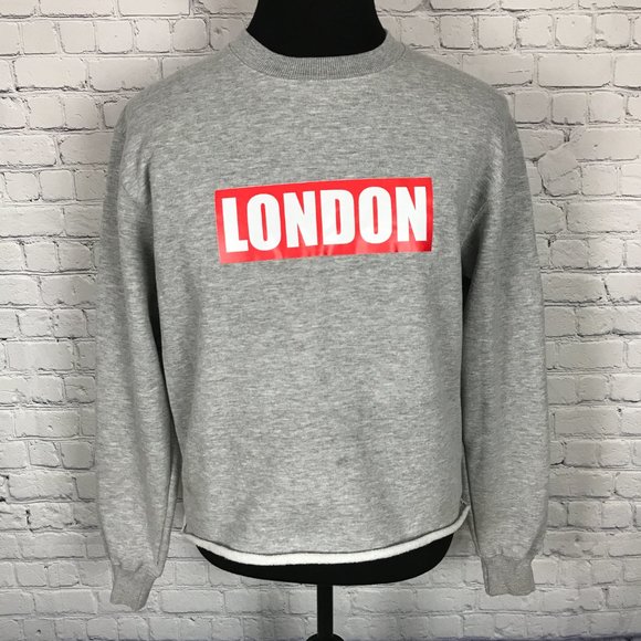 Source Unknown Other - No Brand "London" Super Soft Crewneck Sweatshirt - Cropped